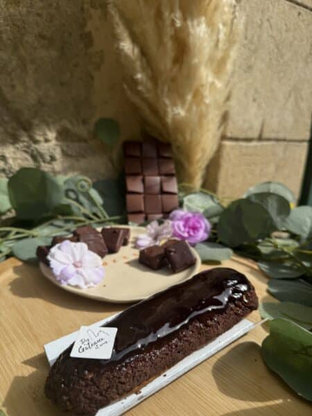 Éclair chocolat noir